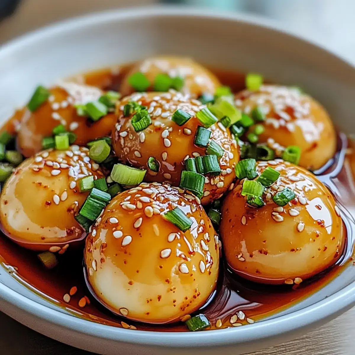 koreanische marinierte Eier