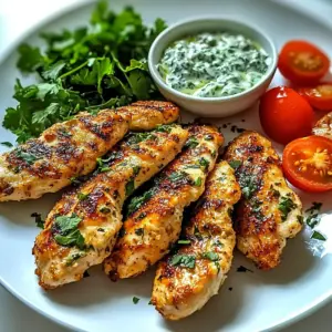 Herzhafte mediterrane Hähnchenstreifen