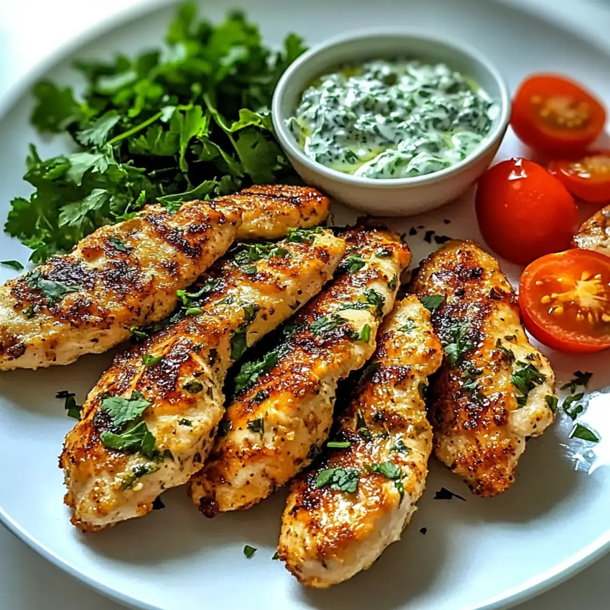 mediterrane Hähnchenstreifen