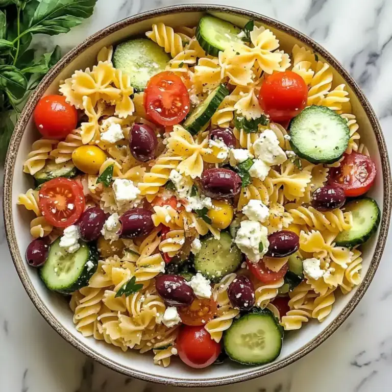mediterraner Pasta-Salat