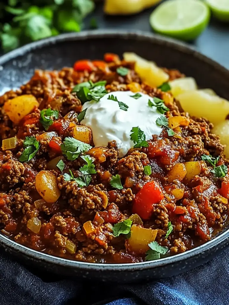 mexikanisches Picadillo Rezept