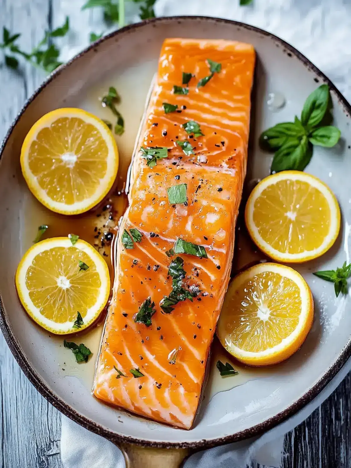 Orangenglasierter Lachs – Einfaches 5-Zutaten Familienrezept 2 orangenglasierter Lachs