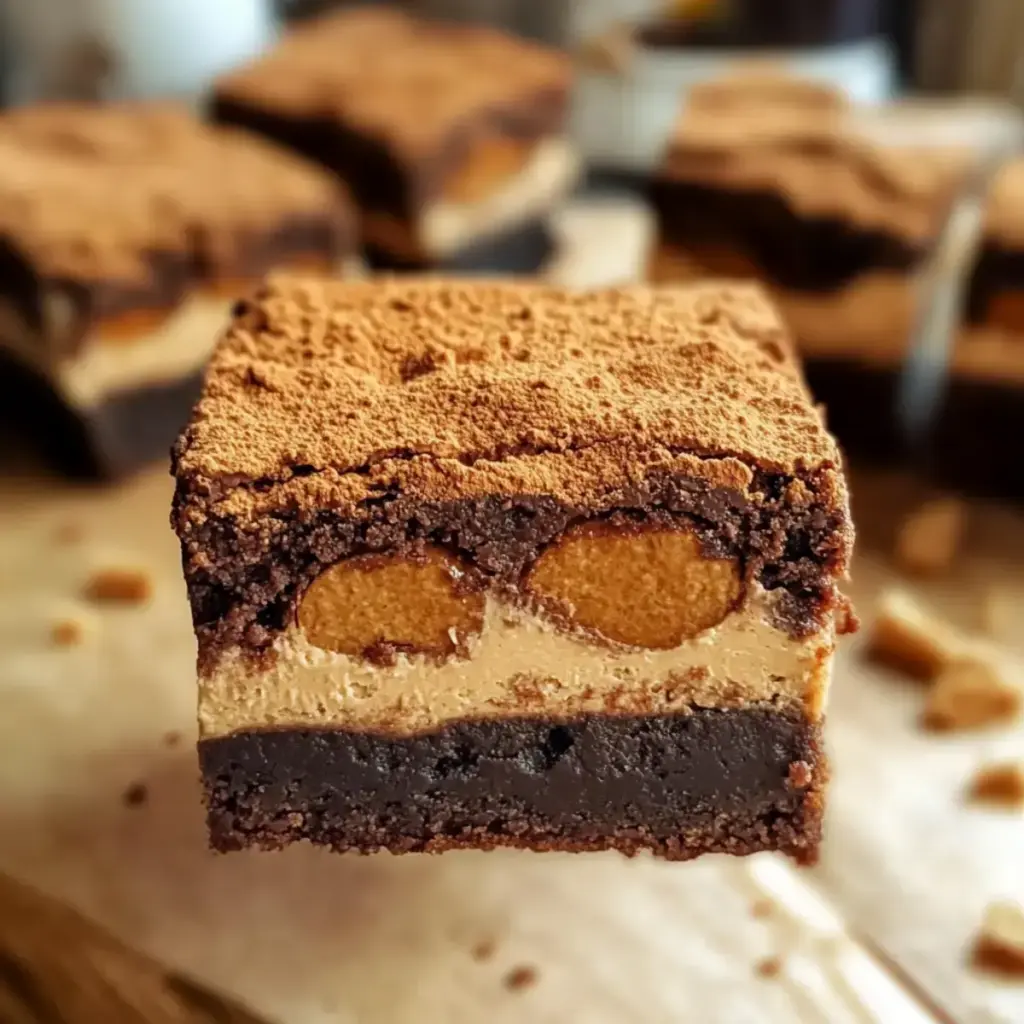 vegane Biscoff-Brownies