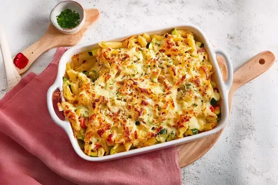 vegetarischer Nudelauflauf