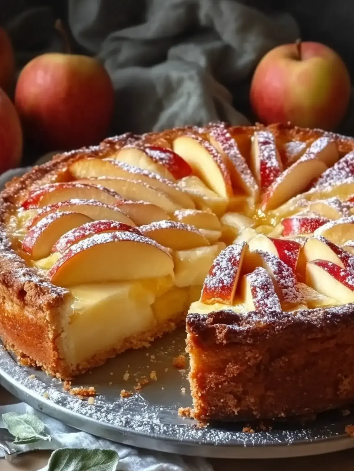 weicher Apfelkuchen