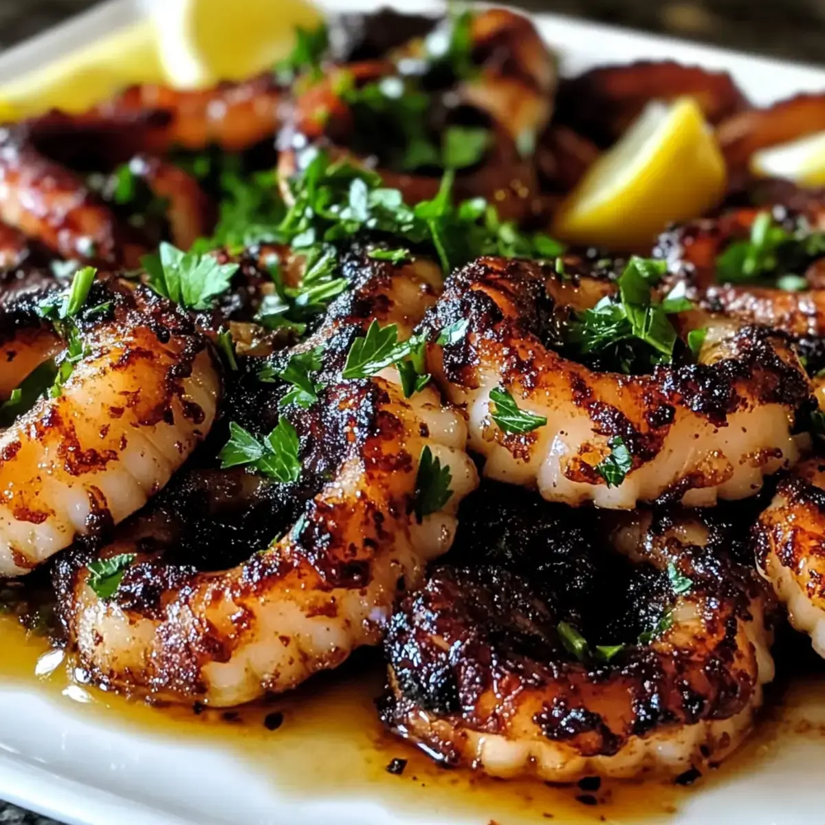 zart gegrillter Oktopus
