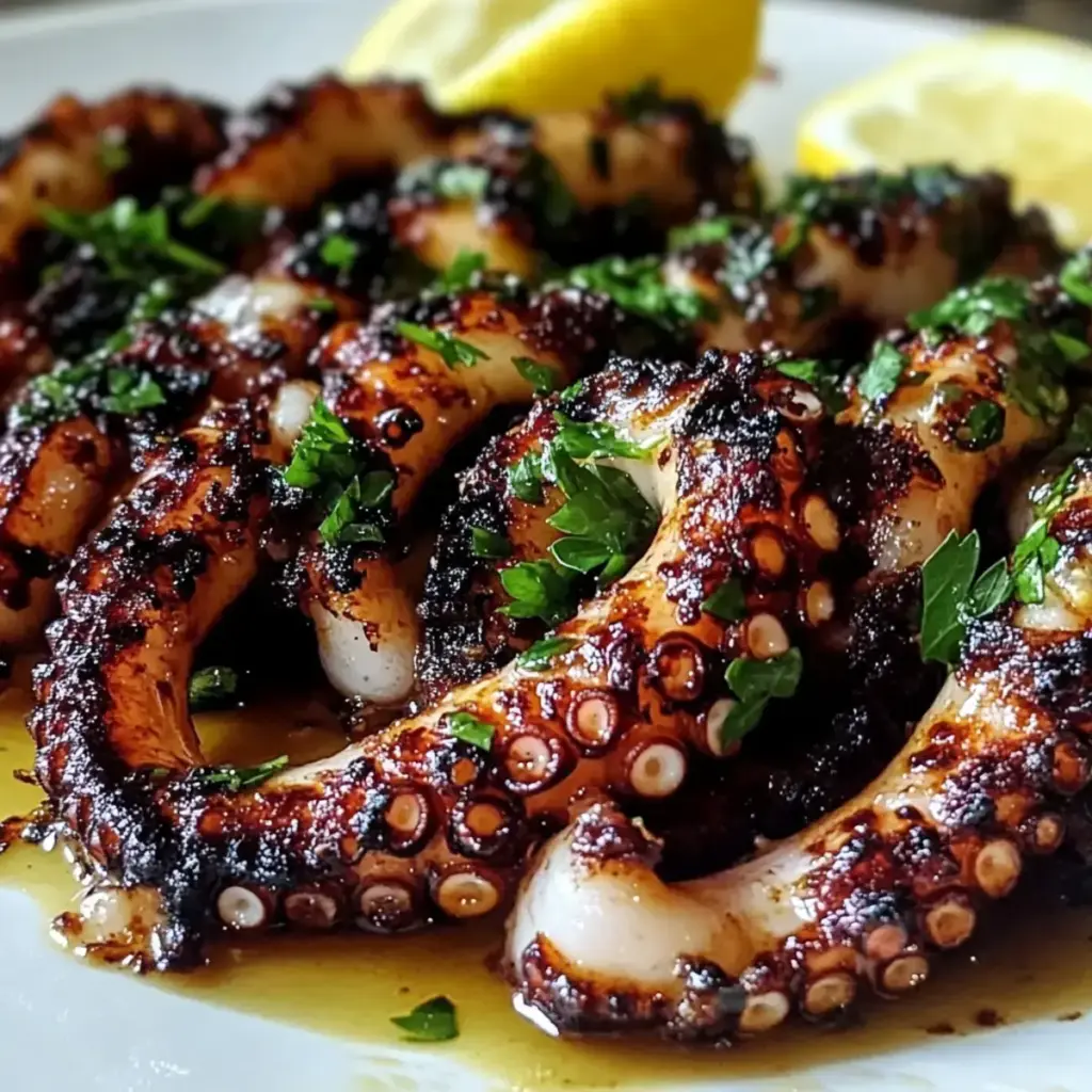 zart gegrillter Oktopus