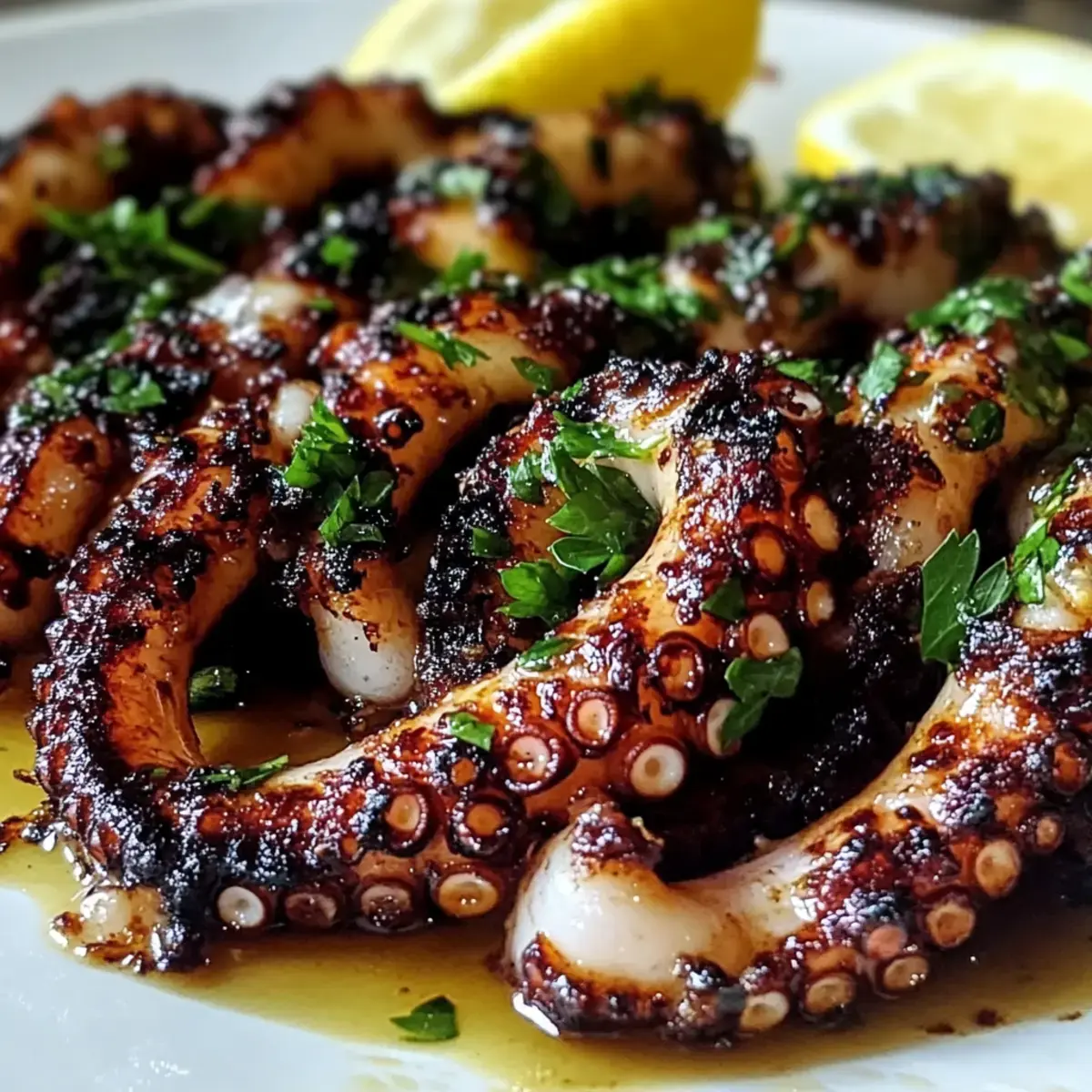 zart gegrillter Oktopus