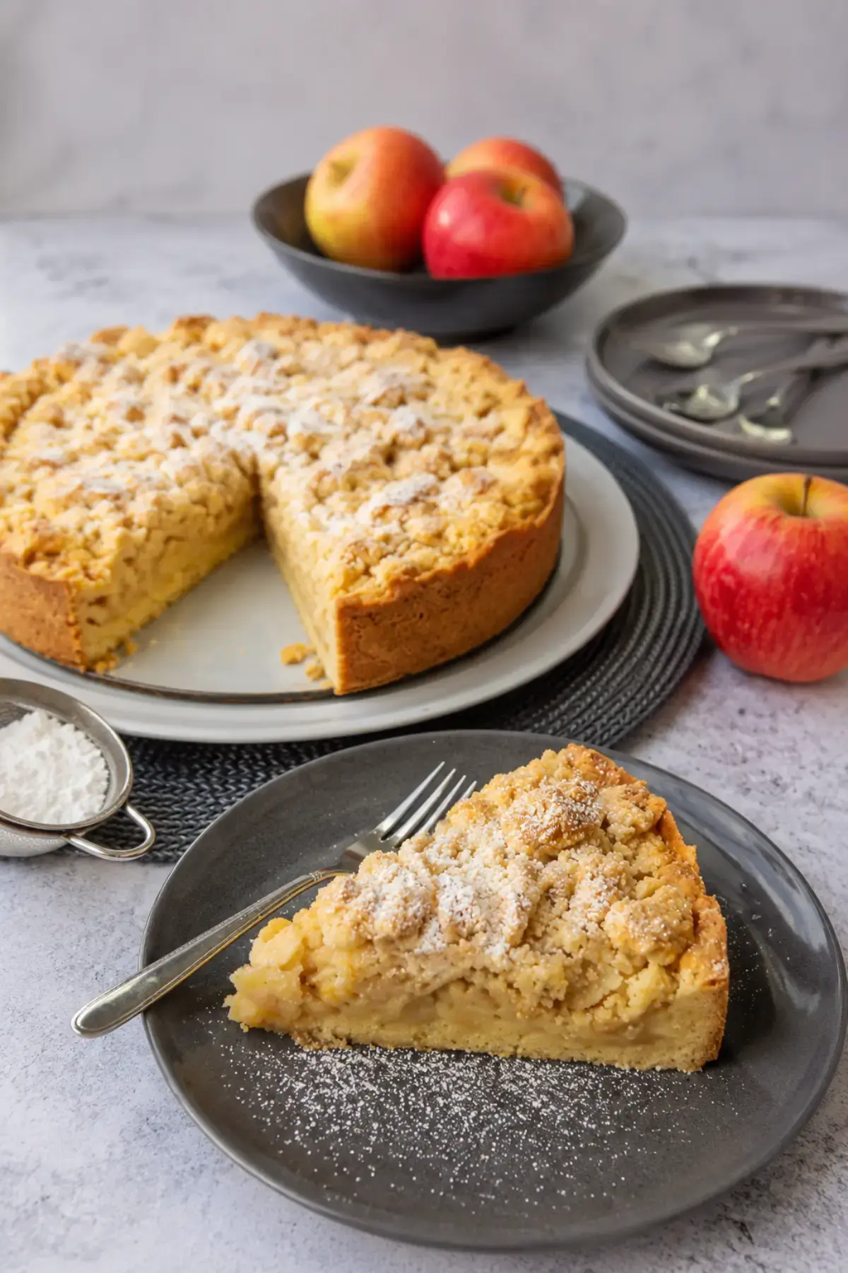 Apfelkuchen mit Streusel