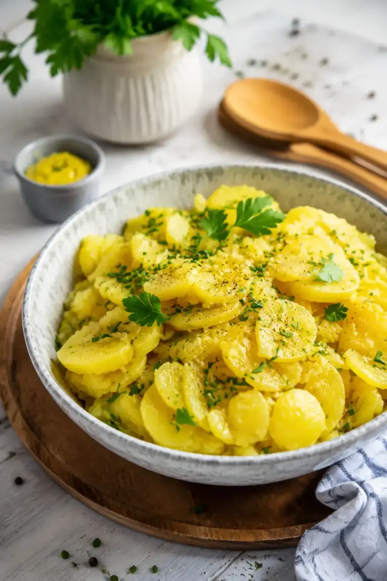 Bayrischer Kartoffelsalat: Einfaches Rezept wie von Oma – Noras Kreationen