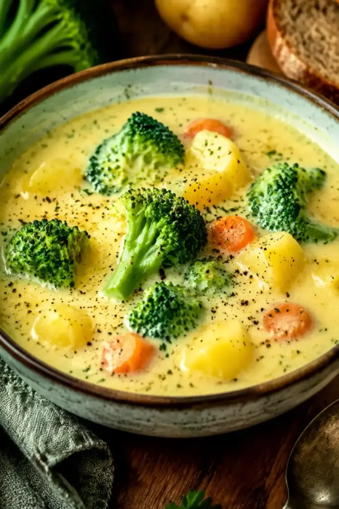 Brokkoli Kartoffel Suppe: Einfaches cremiges Rezept – Noras Kreationen