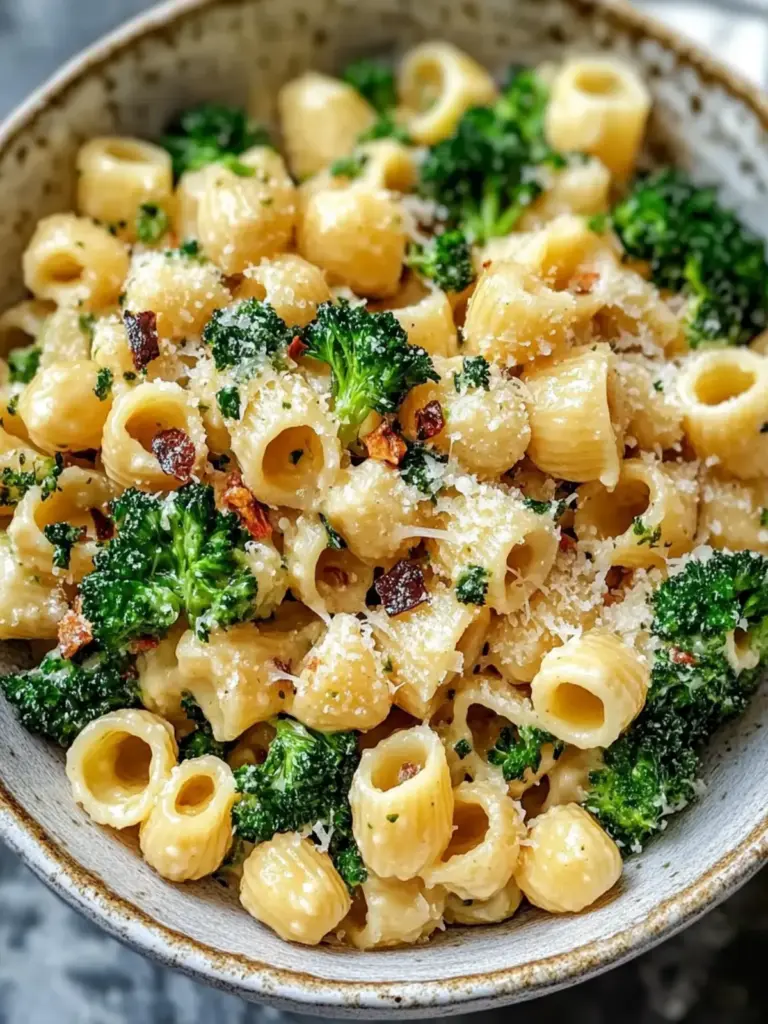 Einfaches und köstliches Brokkoli Kichererbsen Pasta Rezept