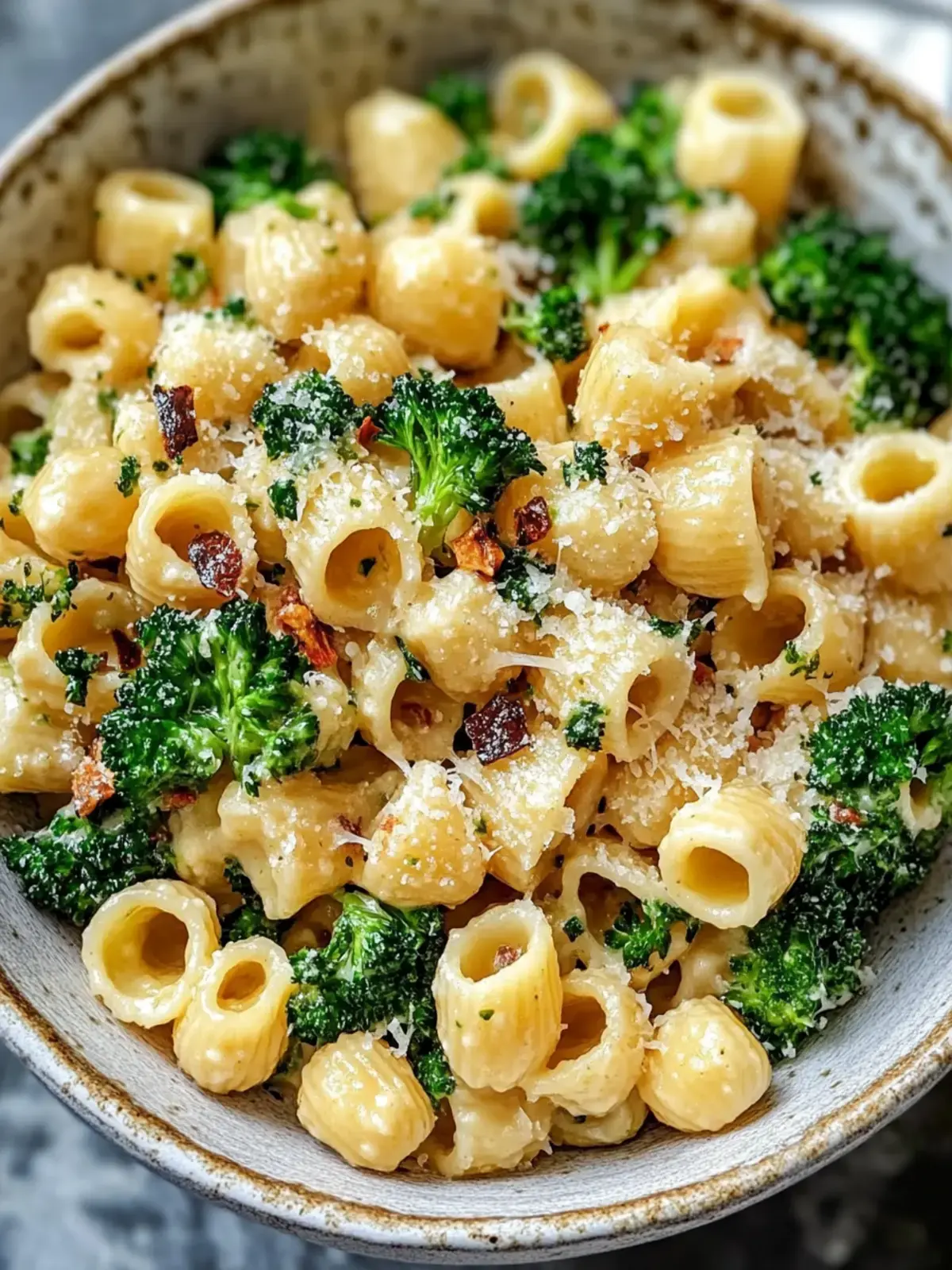 Brokkoli Kichererbsen Pasta