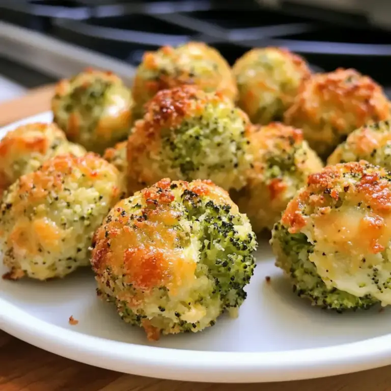 Crispy Baked Broccoli Cheese Balls – Ein köstlicher Snack!