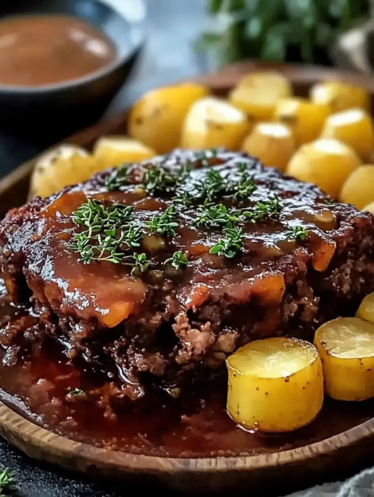 Cowboy-Hackbraten mit Kartoffelauflauf: Herzhafter Fleischgenuss
