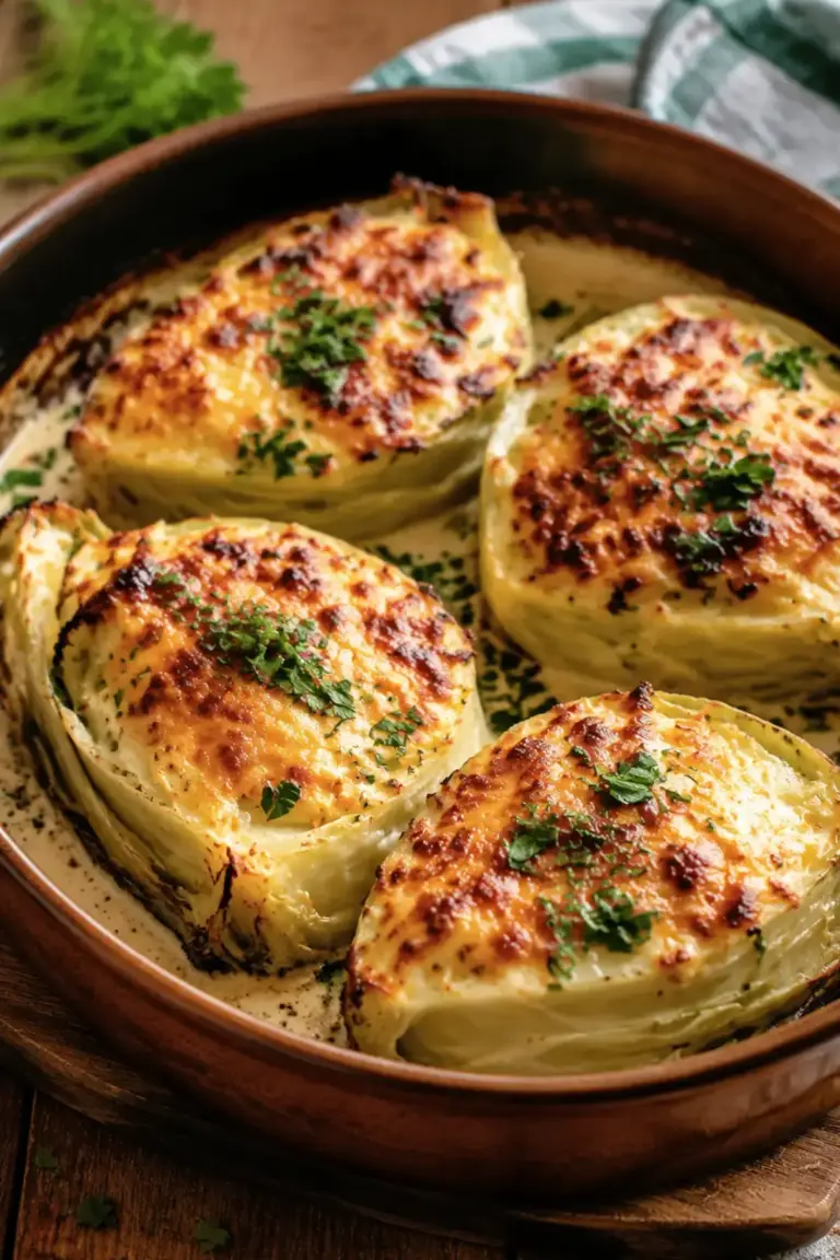 Cremig überbackener Spitzkohl mit Café-de-Paris-Kruste – Muma’s Kitchen