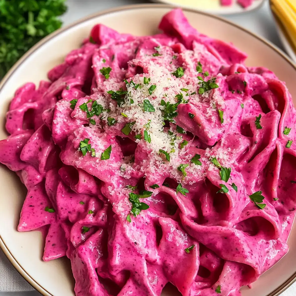Cremige Rote Bete Pasta