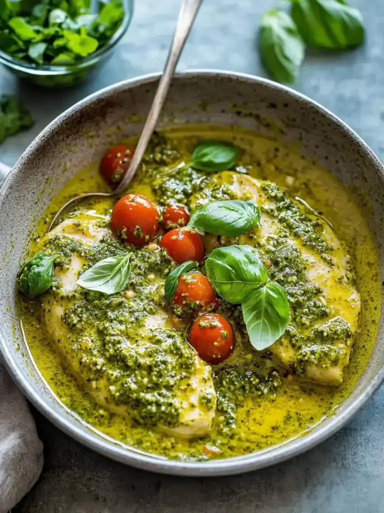 Cremiges Pesto-Hühnchen: Schnelles italienisches Wohlgefühl