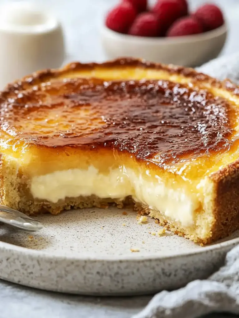 Verführerischer Crème Brûlée Kuchen – Ein leckeres Meisterwerk