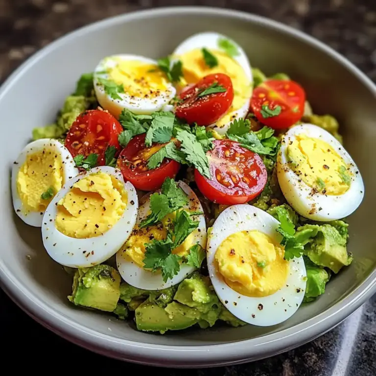 Eiersalat mit Avocado: Gesund und sättigend