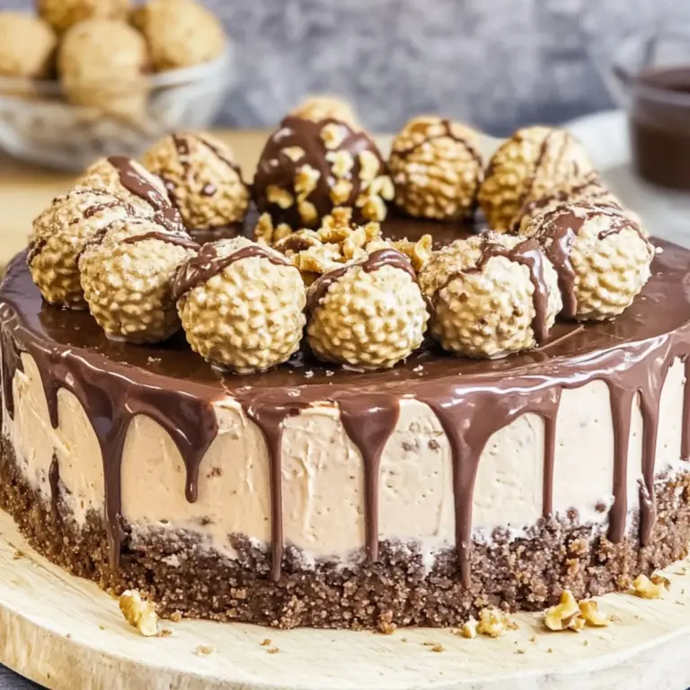 Ferrero Rocher Torte ohne Backen