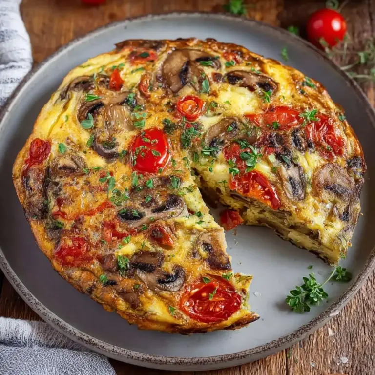 Leckere und Einfache Frittata mit Frischem Gemüse