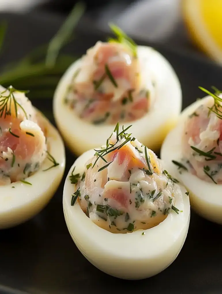 Gefüllte Eier mit Thunfisch: Cremige Party-Häppchen genießen