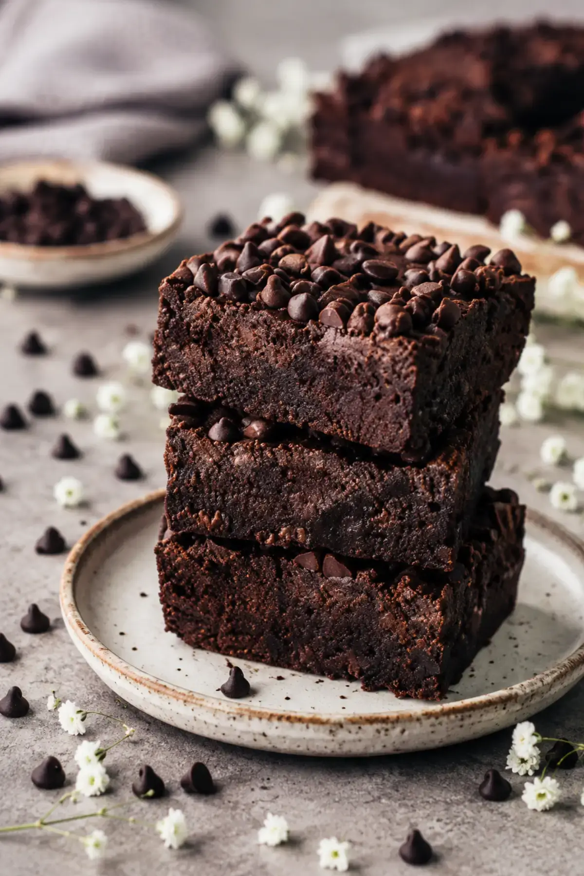 Gesunde Brownies mit Bohnen