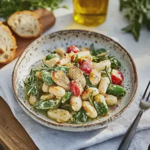 Gnocchi mit grünem Spargel
