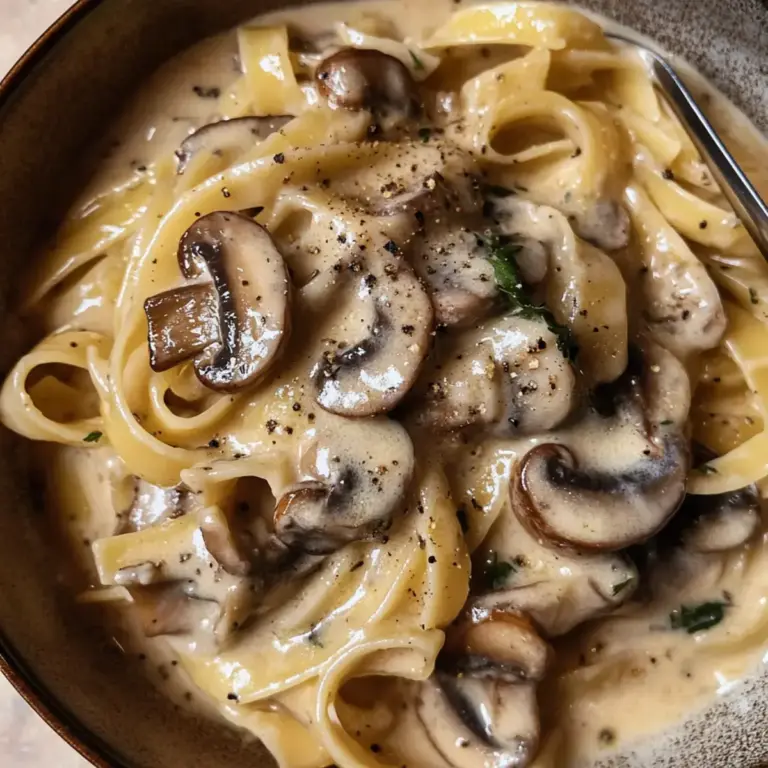 Gorgonzola-Trüffelrahmsoße mit Pilzen: Ein einfaches, köstliches Rezept