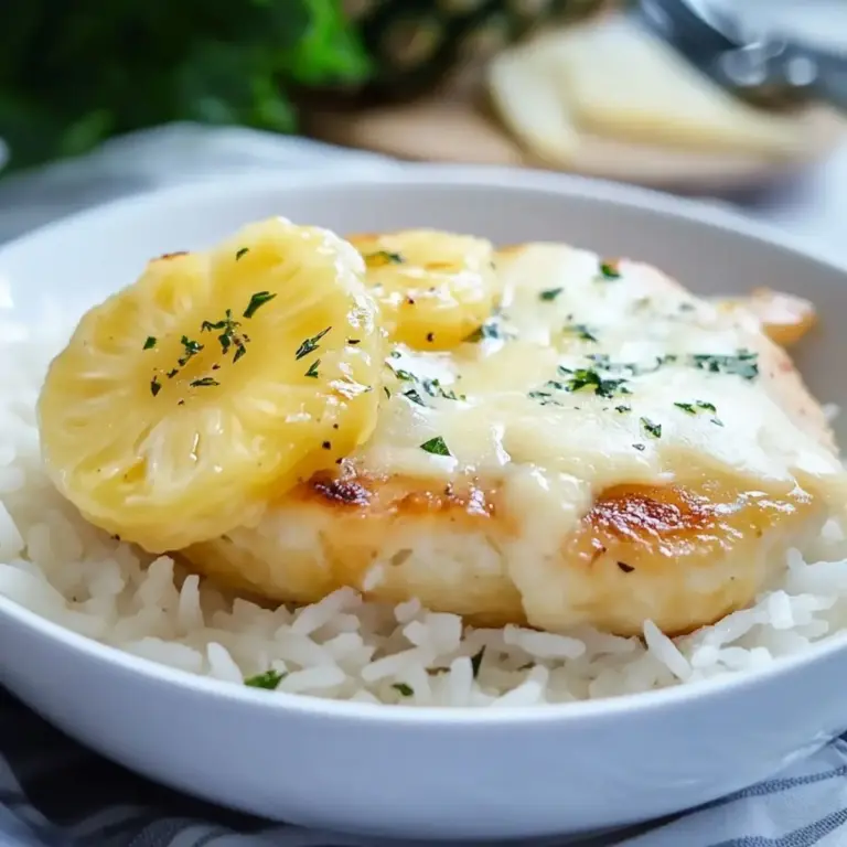 Hähnchen Hawaii Aus Dem Ofen