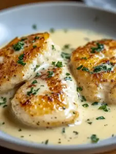 Saftiges Hähnchenfilet in Frischkäse-Parmesan-Soße