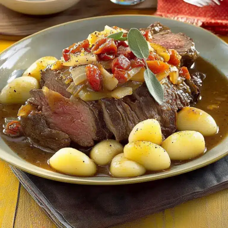 Italienischer Chianti-Schmorbraten