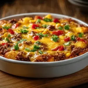 Herzhafte Kartoffel-Hähnchen-Pfanne mit Brokkoli
