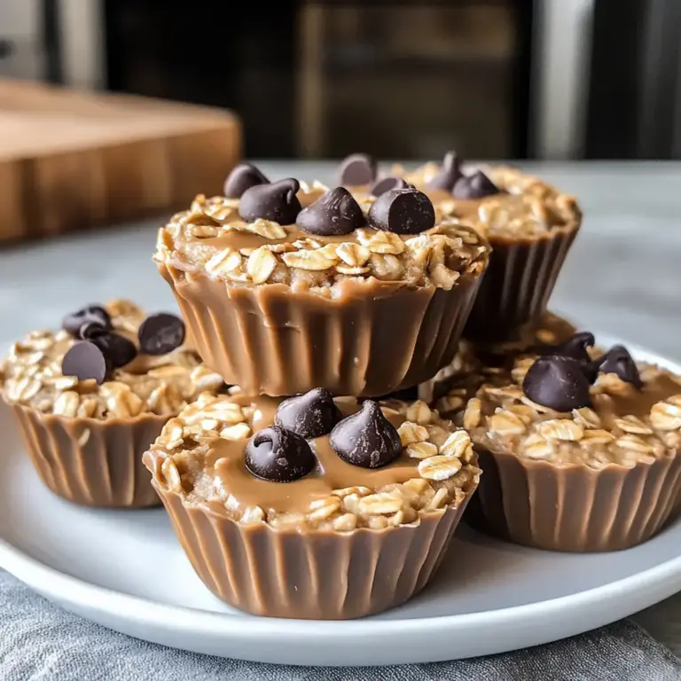Die perfekte Keine-Bake Erdnussbutter Haferbecher – gesund und lecker