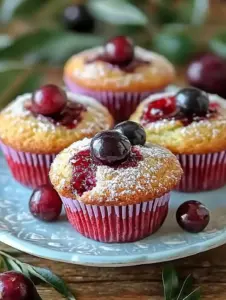 Saftige Kirsch-Muffins nach Omas Rezept
