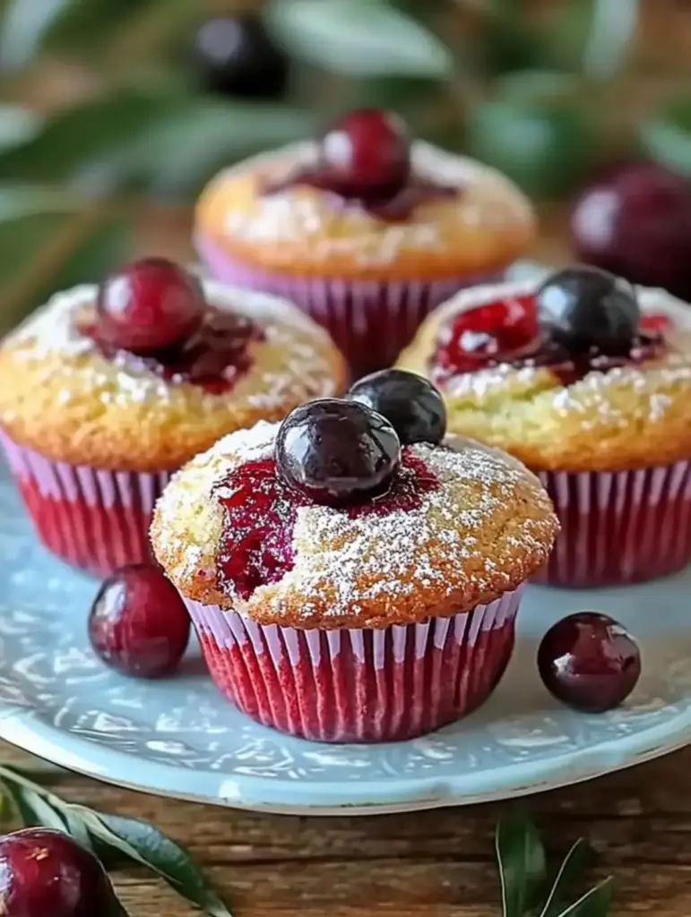 Saftige Kirsch-Muffins nach Omas Rezept zum Selbermachen