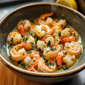 Knoblauchbutter Garnelen Scampi