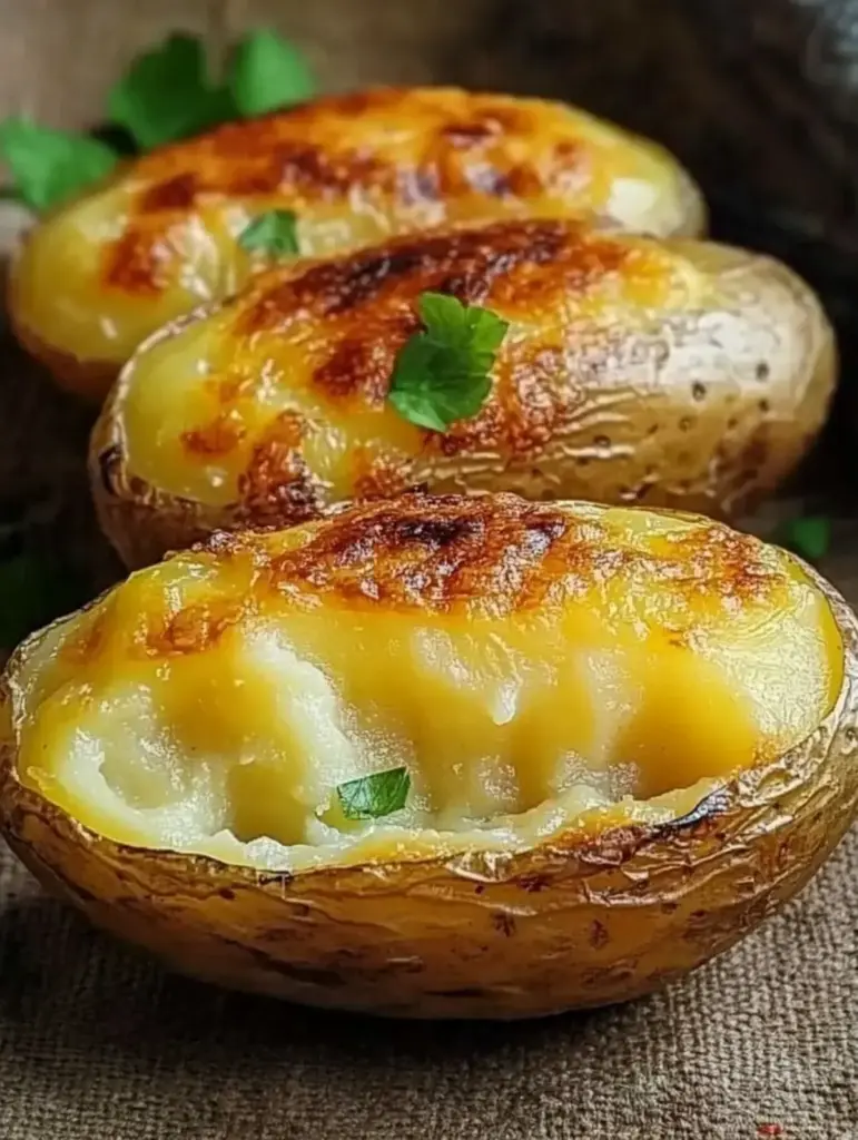 Knusprige Kartoffeln mit saftiger Hähnchen-Pilz-Füllung