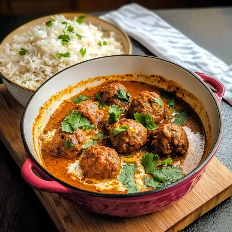 Kofta-Curry: Herzhaftes Rindfleischbällchen Gericht