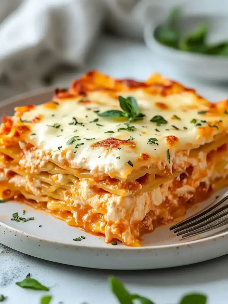 Käsige Buffalo Ranch Hühnchen Lasagne: Ultimatives, bequemes Festmahl