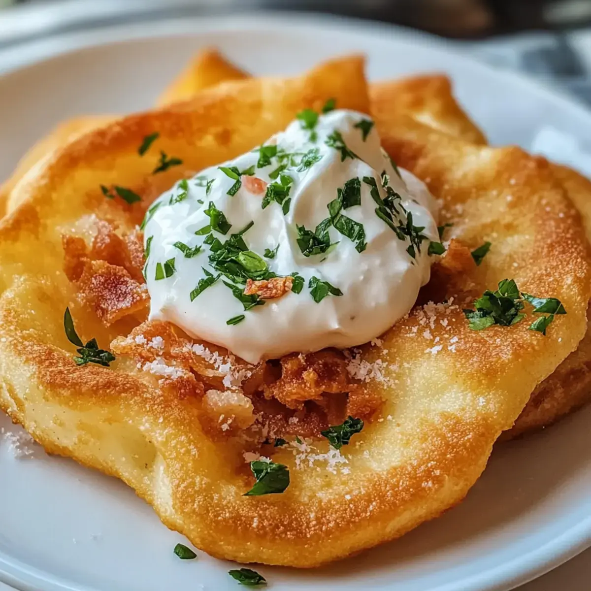 Langos aus der Heiyluftfritteuse