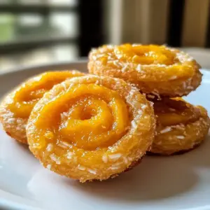 Tropische Mango Klebreis Kekse