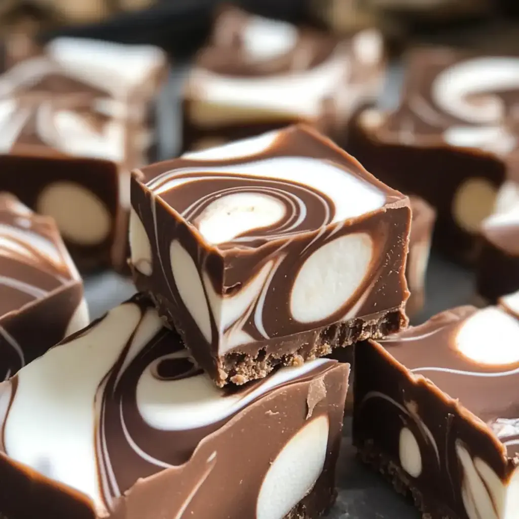 Irresistibler Marshmallow-Wirbel-Fudge in nur 20 Minuten!