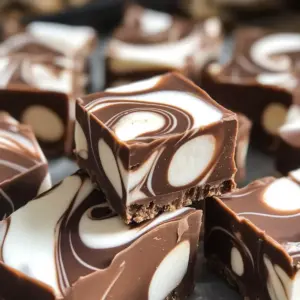Marshmallow-Wirbel-Fudge
