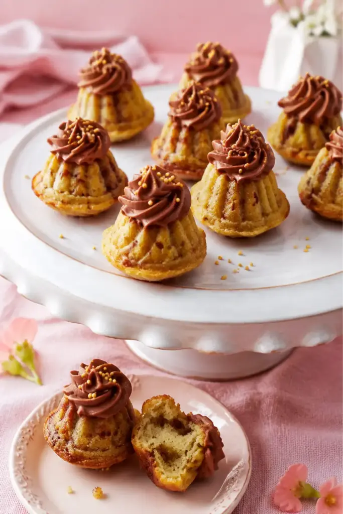 Mini Gugelhupfe mit Schoko Frosting – einfach – Einfach Clever Kochen