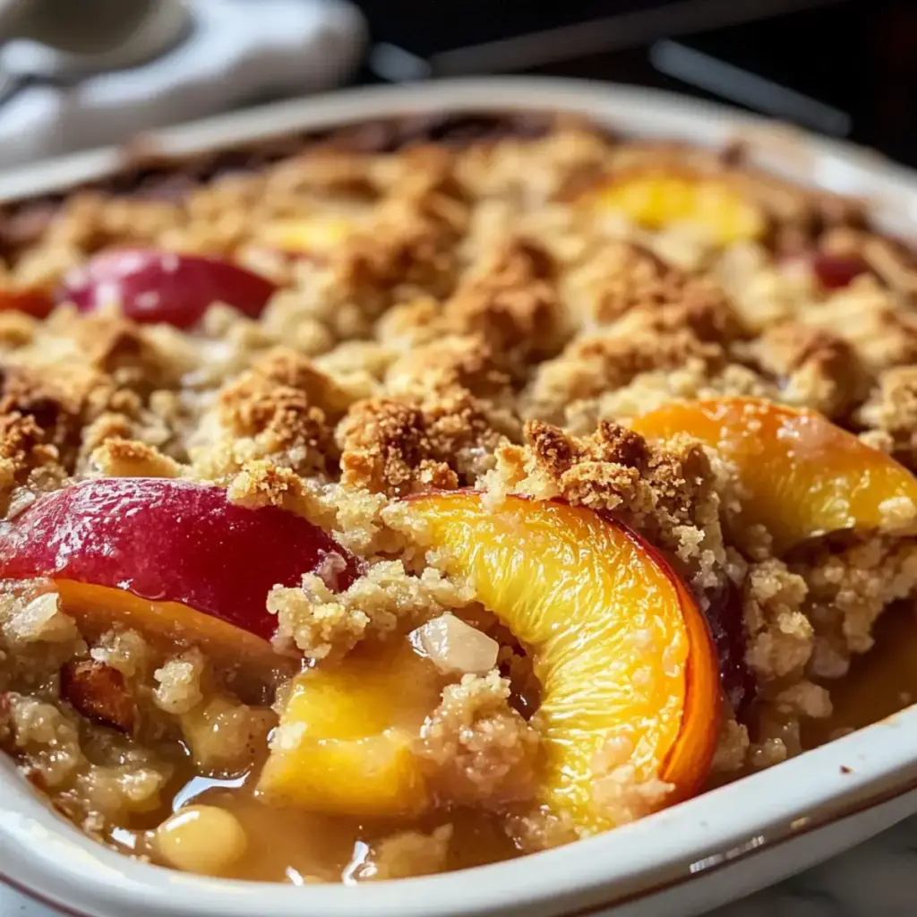 Köstlicher Nektarinen-Crisp: Einfaches Rezept für Sommerdesserts