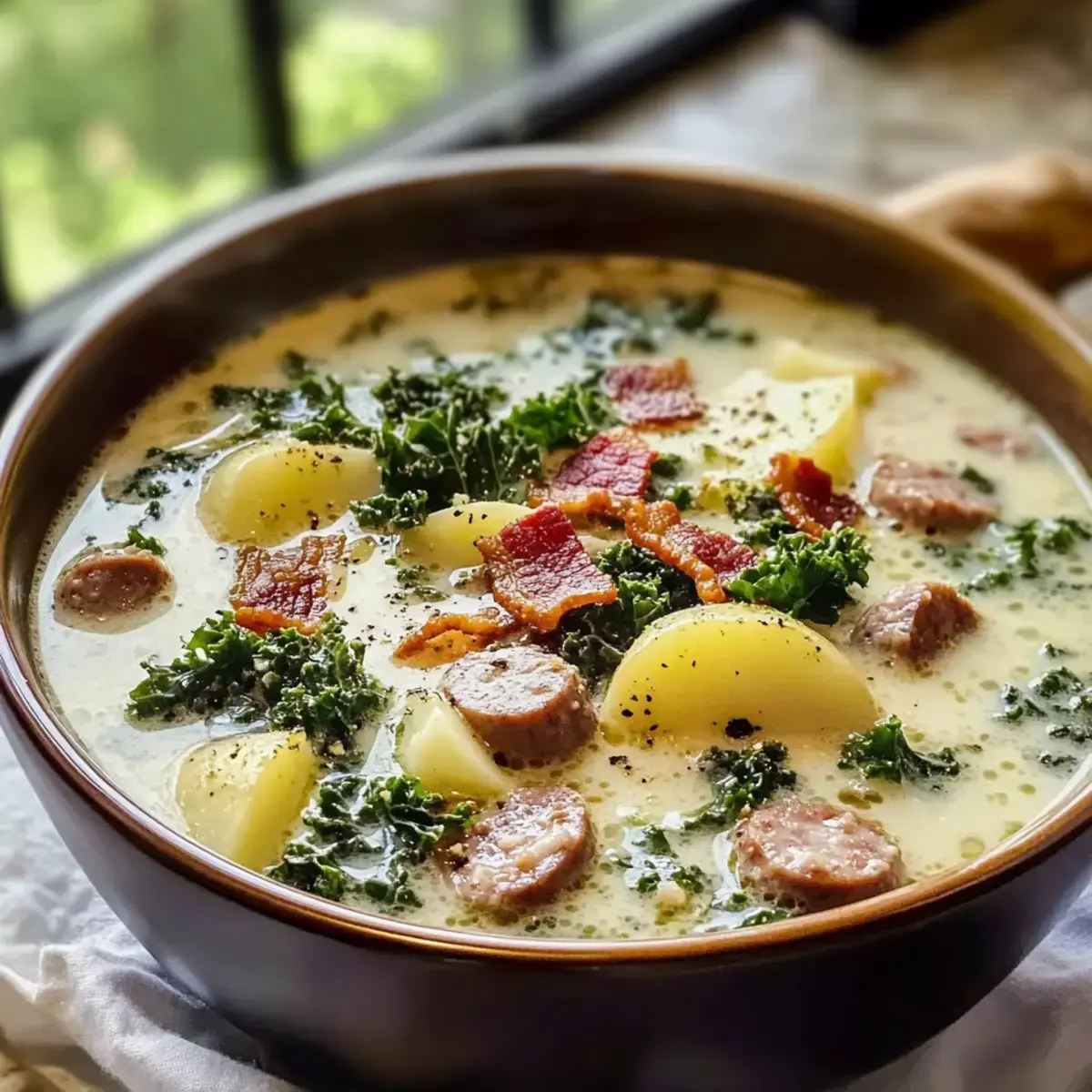 Olive Garden Wurst Grynkohl und Kartoffelsuppe