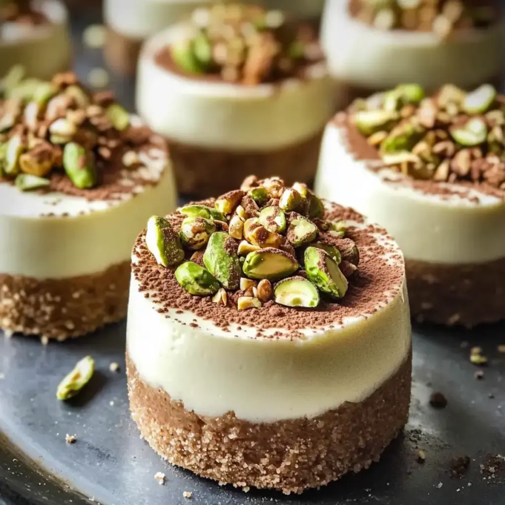 Pistazienkaffee-Käsekuchen: Ein einfaches, köstliches Dessert