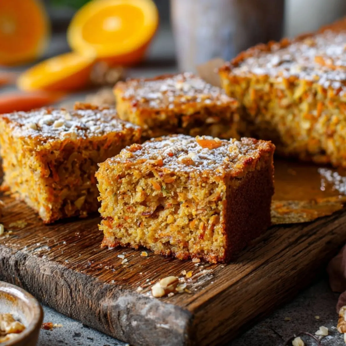 Saftiger Karottenkuchen ohne Mehl